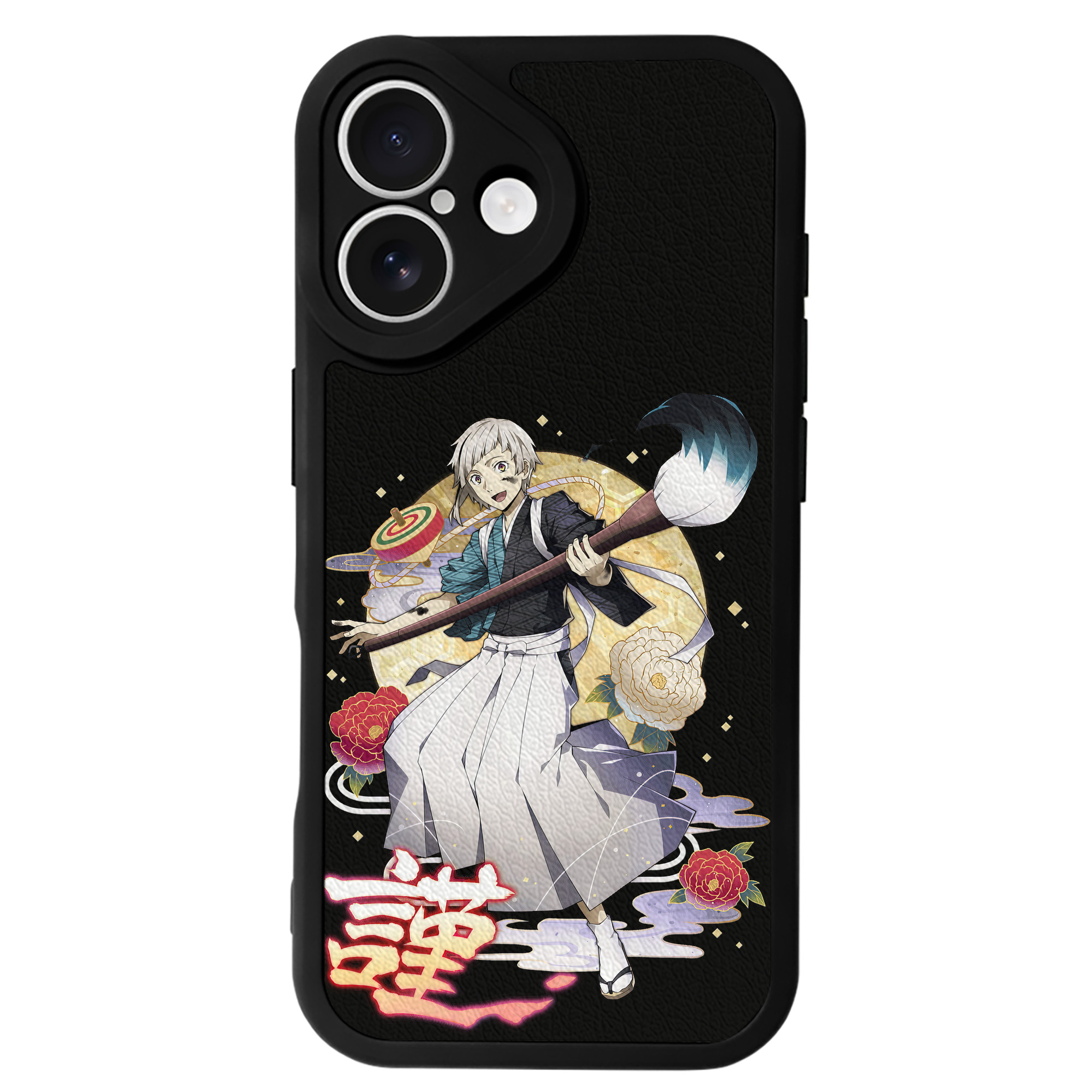 （画像用） 文豪ストレイドッグス Bungo Stray Dogs 【iPhone 16シリーズ対応】シリコンスマホケース（レザー調） 材質：シリコン